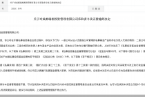 因间接从事与私募基金无关业务等违规行为，成都瑞相投资被责令改正