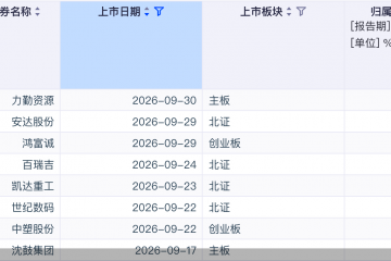 A股前三季度新股收官！123股合计募资近2200亿元，同比大增179.46%